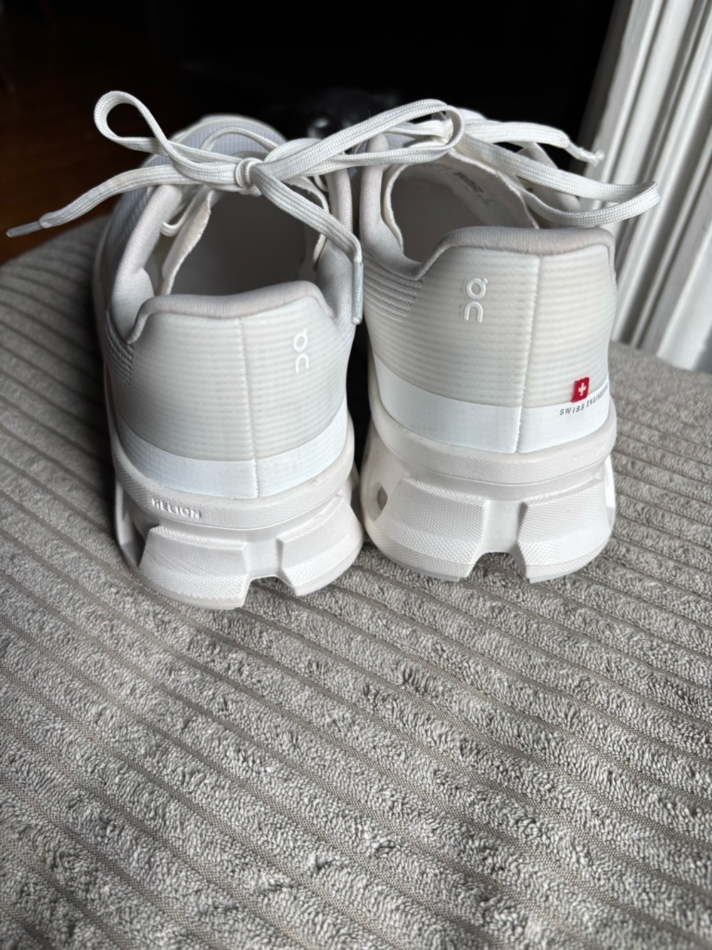 On Running Cloudmonster Sneakers in White - Picture 4 of 6
